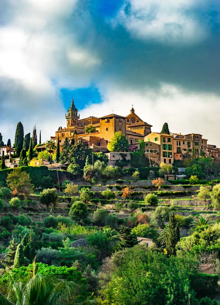 Place to visit by car in Mallorca: Valldemossa town