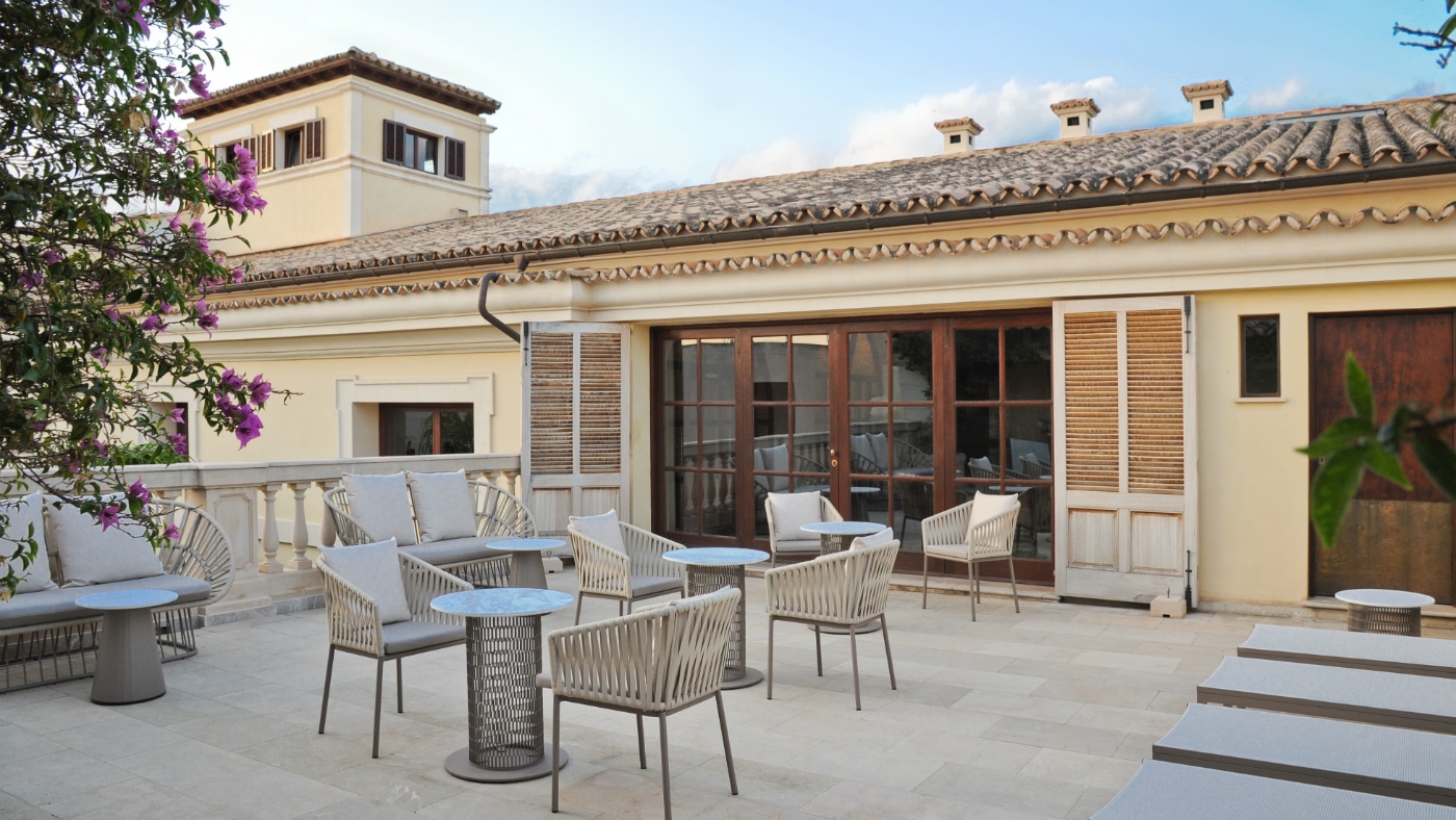 The Terrace at Palacio Can Marques