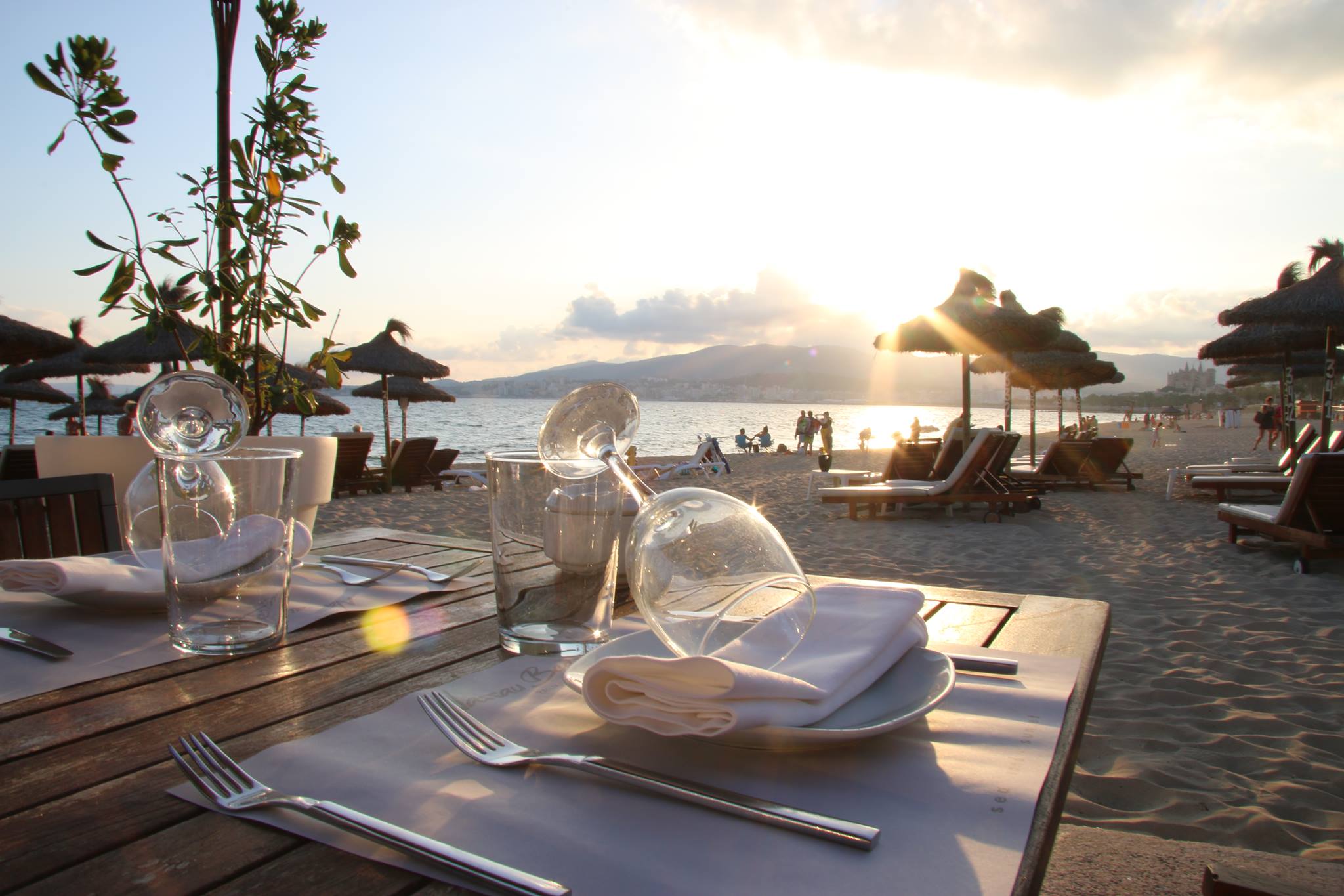 sunset at Nassau Beach Club