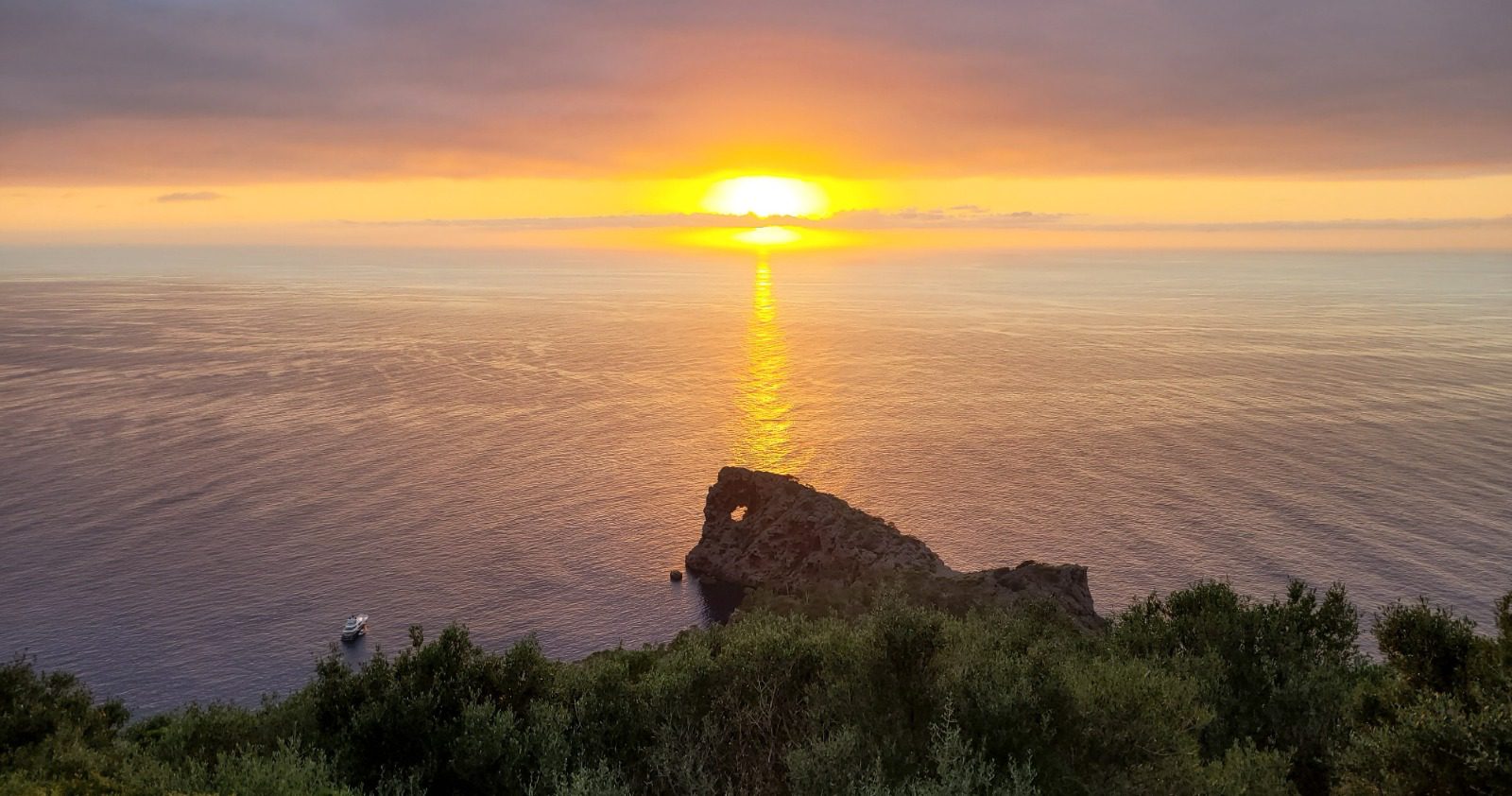 sunset in Sa Foradada (Deià)