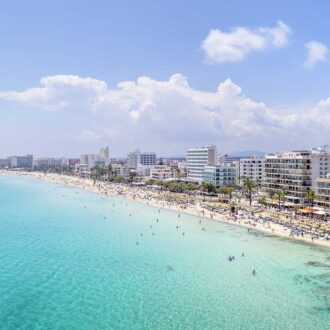 Cala Millor in east coast of Mallorca