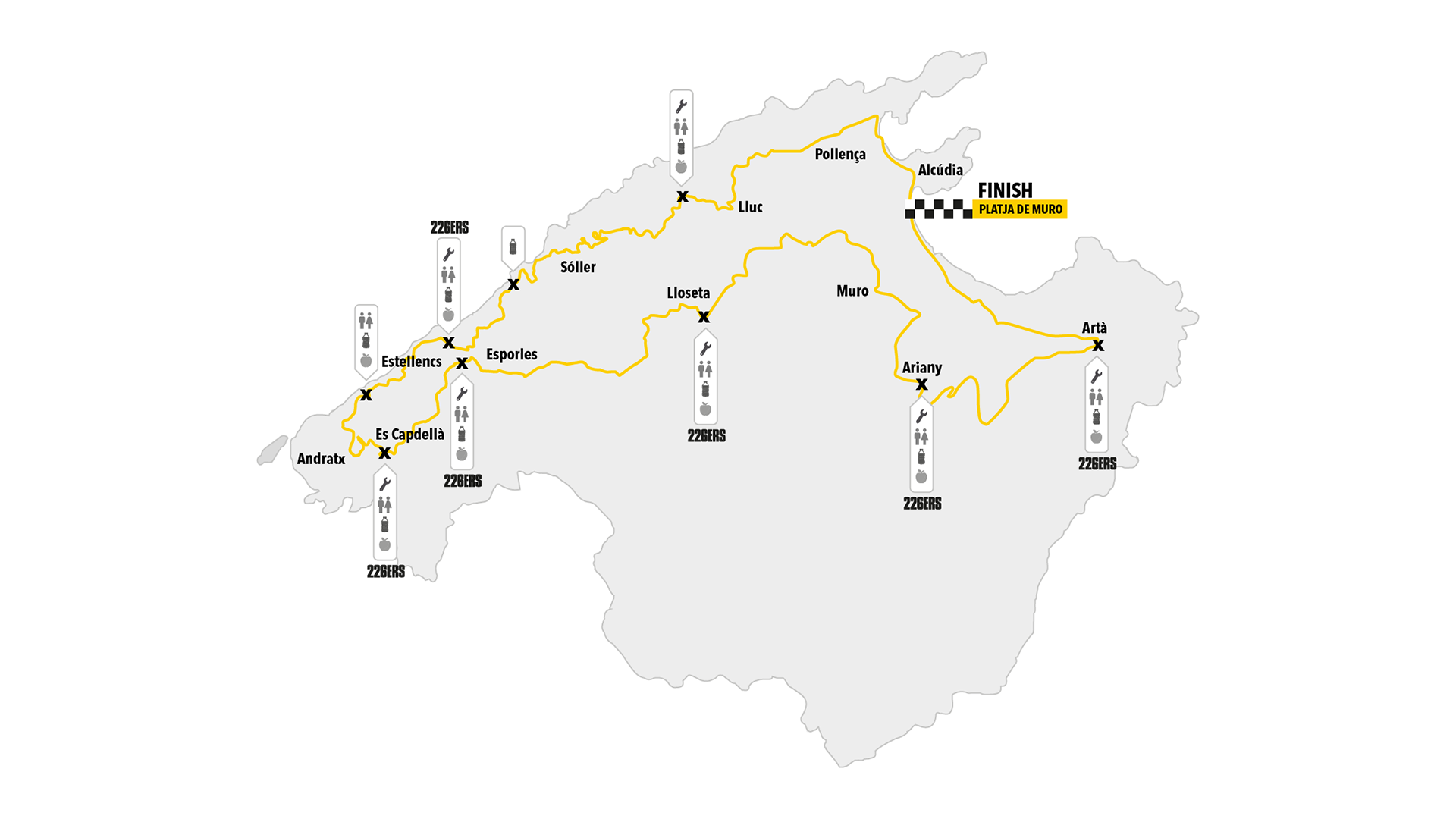312 Mallorca Race Route