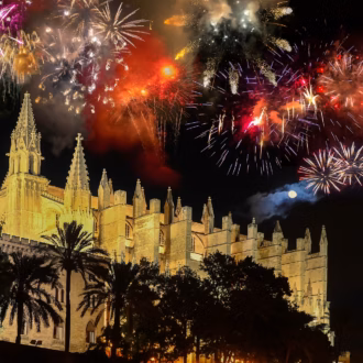 Mallorca Chatedral Fireworks event