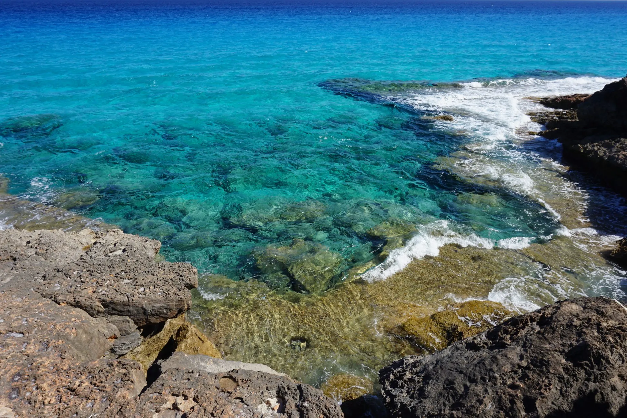 Cala Màrmols beach in mallorca