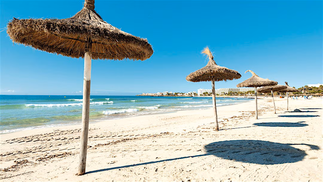 Sa Coma beach in Mallorca