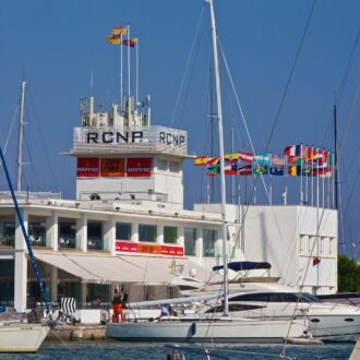 Real Club Náutico de Palma marina with yachts
