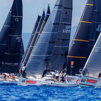 Yachts racing during Copa del Rey MAPFRE